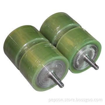 PU heavy load roller on conveyor system